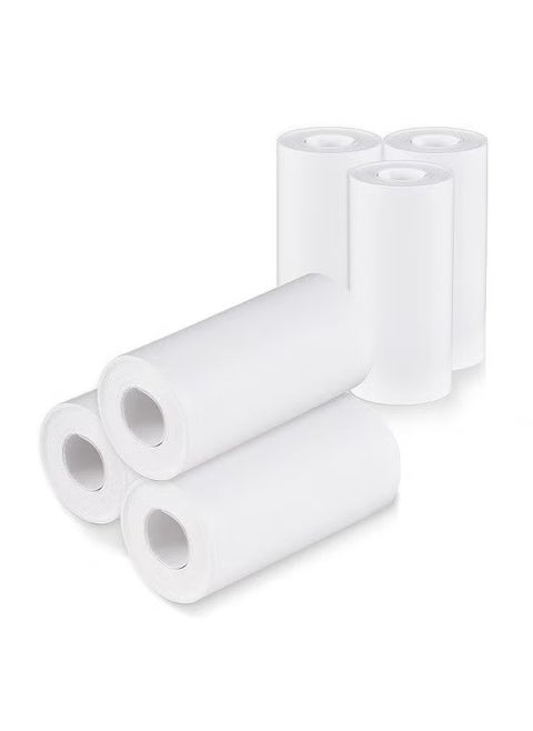 Kids Camera Print Paper, Thermal Paper Roll 57*30mm Printing Paper for Label Printer Kids Instant Camera Refill Print Paper, Pack of 6 Rolls