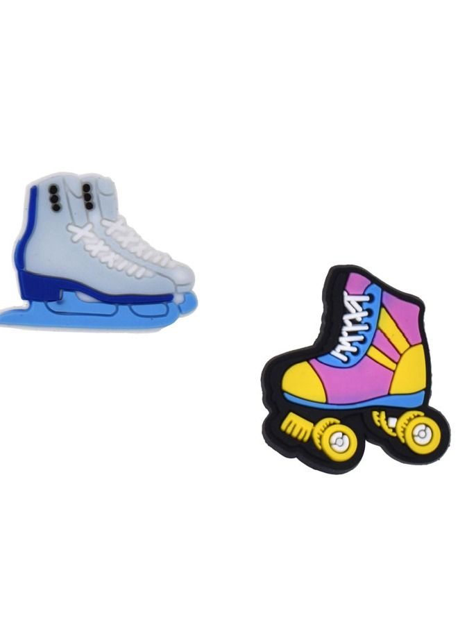 5esha 2 Pieces Skating Shoes Design Brooch