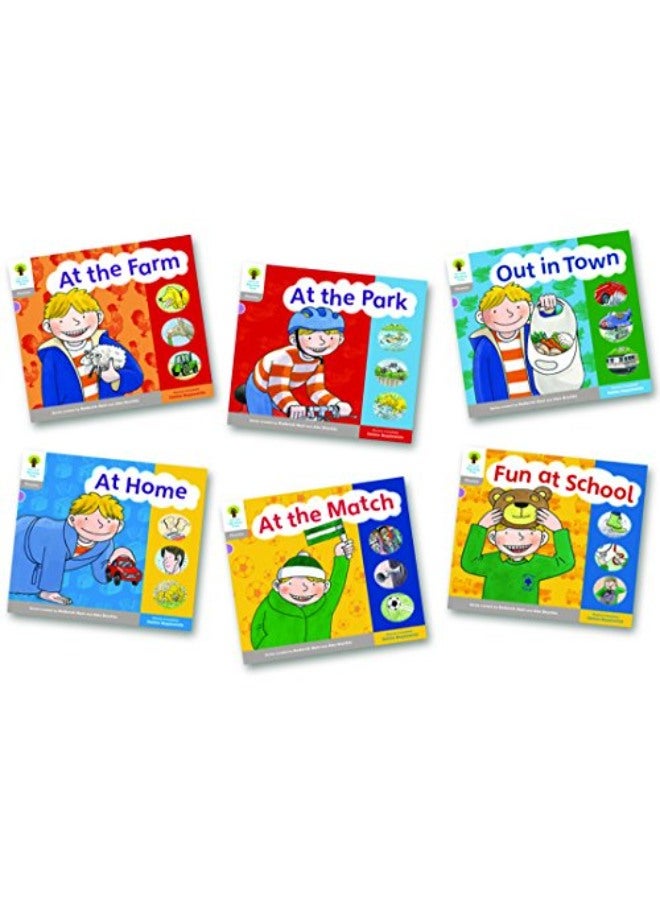 Oxford Reading Tree: Level 1: Floppy's Phonics: Sounds and Letters: Pack of 6