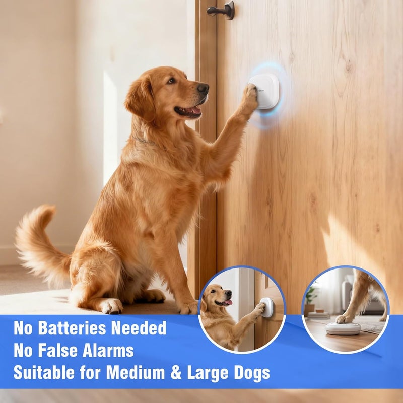 ChunHee Dog Door Bell for Potty Training –Smart Wireless Dog Bell to Go Outside, 500Feet with IP55 Waterproof, 32 Melodies & 5 Volume Levels(1 Receiver + 2 Buttons) - Image 5