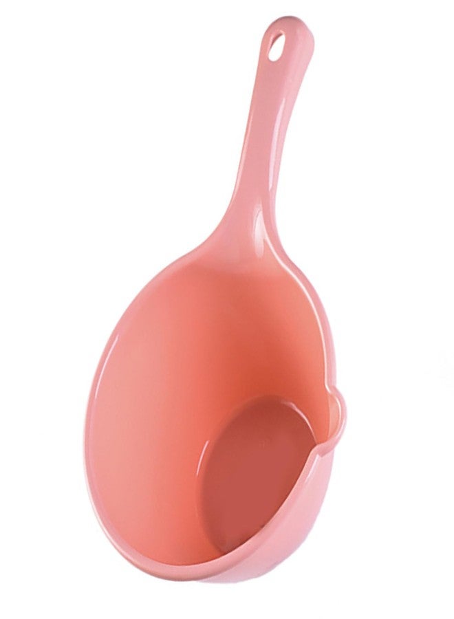 Gsycle Plastic Water Ladle, Large Capacity Bath Scoop for Kids Lightweight Water Dipper for Bathing Hair Washing Watering Flowers Multipurpose Bathroom Kitchen Scoop with Hanging Hole (Small Pink) - Image 5