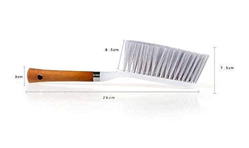 C R Tradelink C R Tradelink Cleaning Handy Brush with Semi Hard Flexible Bristles for CleaningDusting Carpet Car Seat Curtains Mats and Household Upholstery CRCleaning Handy Brush_R  - Image 5