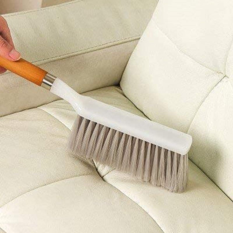 C R Tradelink C R Tradelink Cleaning Handy Brush with Semi Hard Flexible Bristles for CleaningDusting Carpet Car Seat Curtains Mats and Household Upholstery CRCleaning Handy Brush_R  - Image 2