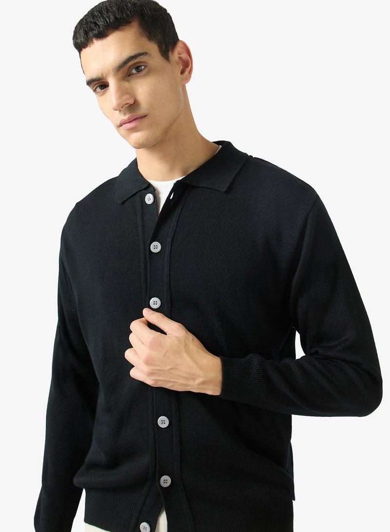 Robert Wood Casual Buttoned Cardigan - Image 4