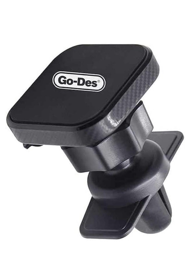 GO-DES Car Phone holder 2 in 1 Magnetic Phone Mount, Universal Air Vent Magnetic Device Holder with Extra Strong Adhesion to all Surfaces Compatible for all Devices - Image 4