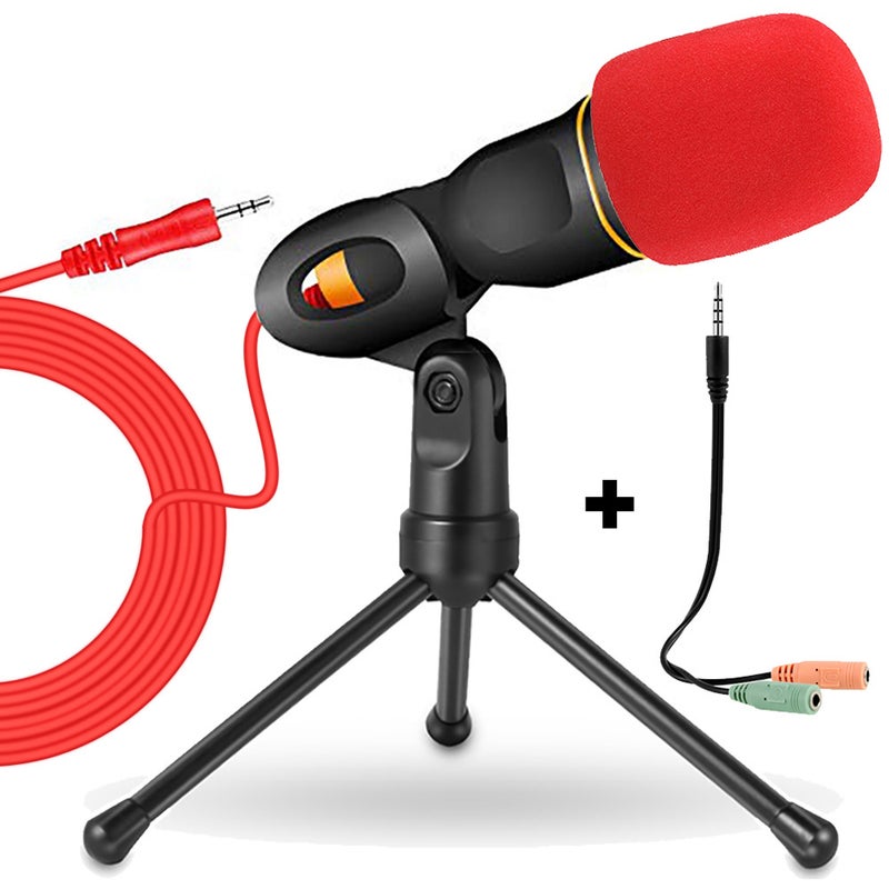 Computer Wheat Video Voice Microphone Anchor Mobile Phone Karaoke Condenser Microphone With Bracket - Image 2