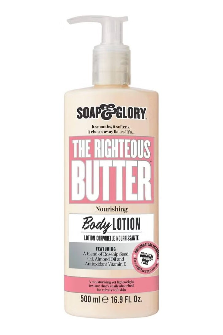Soap & Glory Soap & Glory Body Lotion, Softening, Moisturizing, Antioxidant, Soothing, Hydrating, Suitable for Dry Skin, 500ml 