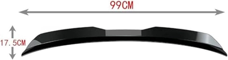 Vuzmode Glossy Black Car Spoiler for VW Golf MK5 R32 GTI R - Image 3