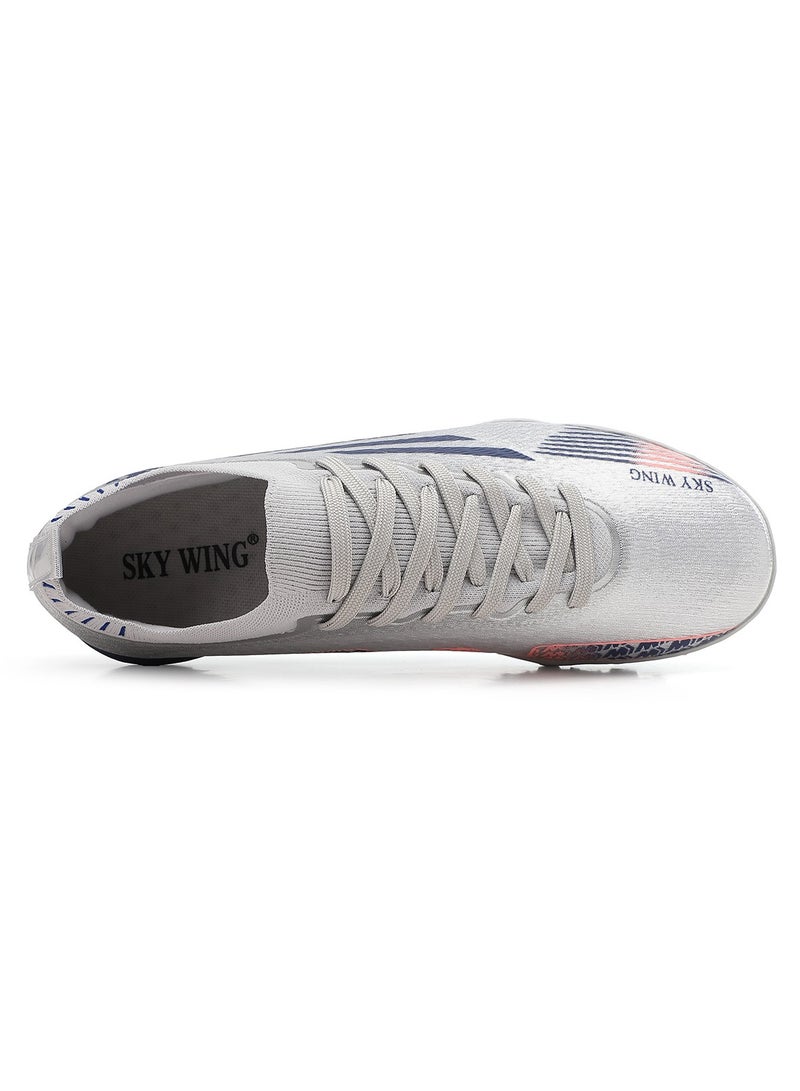 SKY WING SKY WING Men and Women Soccer Shoes Cleats Professional High Top Breathable Training Football Shoes Unisex Indoor Outdoor Sneakers  - Image 5