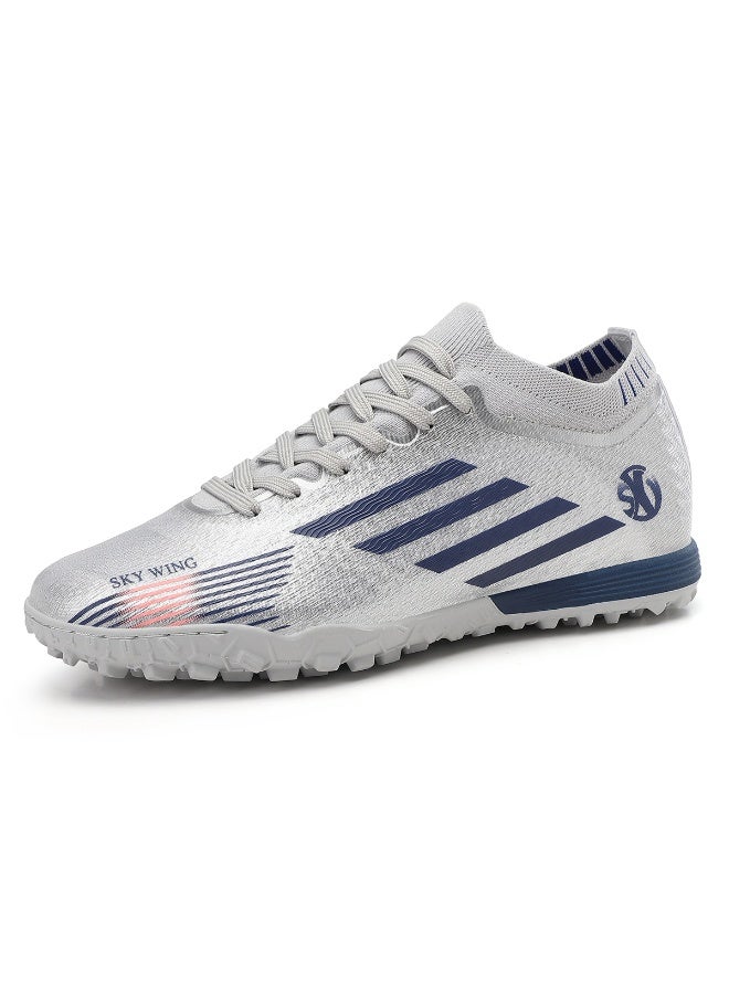 SKY WING Men and Women Soccer Shoes Cleats Professional High Top Breathable Training Football Shoes Unisex Indoor Outdoor Sneakers - Image 1