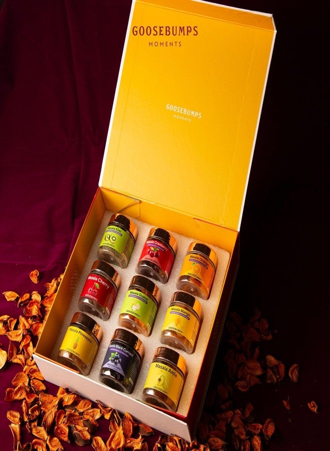 Goosebumps Carnival Gift Box For Diwali Pack of 9 | The Perfect Mix of Tradition & Indulgence | Contains 9 varieties of Signature Masala Fruits | Premium Gift Hamper For Diwali Celebration | 495 GMS - Image 4