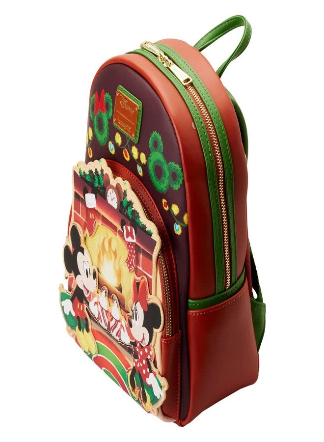 Loungefly Disney Mickey & Minnie Mouse Hot Cocoa Fire Place Women's Mini Backpack - Image 5