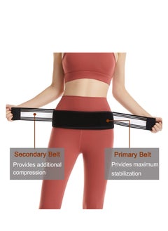 Peachjoy Sacroiliac SI Joint Hip Belt, Lower Back Support Brace Hip Braces for Hip Pain Alleviate Sciatic Anti-Slip Sacroiliac Belt Pilling-Resistant Pelvic Belt for Men Women  - Image 3