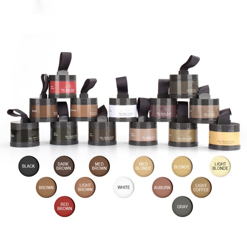 gowwim Hairline Powder(Dark Brown) Hair Root Dye, Instantly Hair Color Shadow Cover Gray Hair Root, Hair Touch-Up, Thin Hair Powder 4 g - Image 3