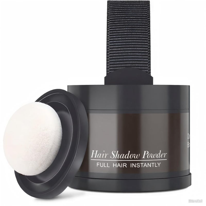 gowwim Hairline Powder(Dark Brown) Hair Root Dye, Instantly Hair Color Shadow Cover Gray Hair Root, Hair Touch-Up, Thin Hair Powder 4 g - Image 2