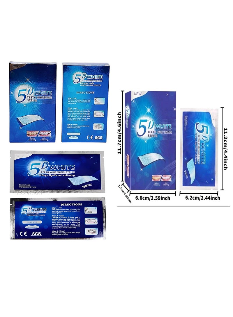 5D 5D White Professional Advanced White Strips - 4 Packs, 40 Strips Total - Image 3