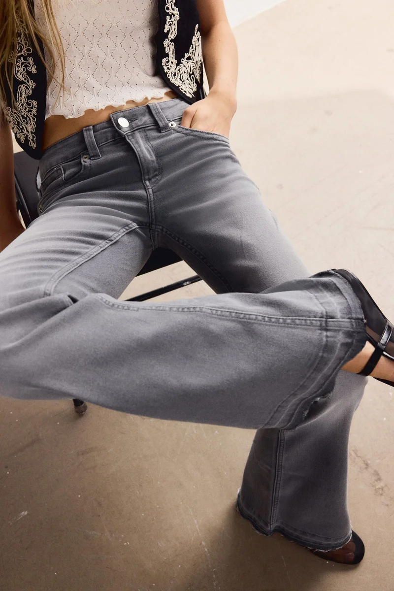 H&M Flared Low Jeans