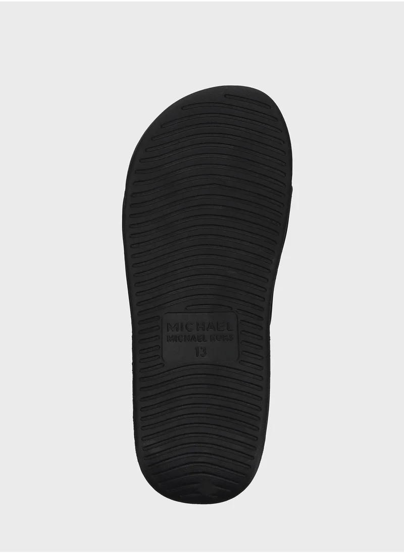Michael Kors Youth Jett Charm Chopout Slides