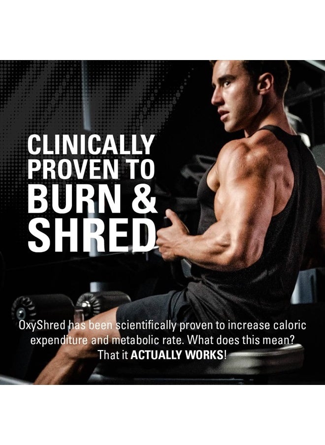 EHP Labs - OxyShred Pre Workout Powder & Shredding Supplement - Preworkout Powder with L Glutamine & Acetyl L Carnitine, Energy Boost Drink - Kiwi Strawberry, 60 Servings - Image 1