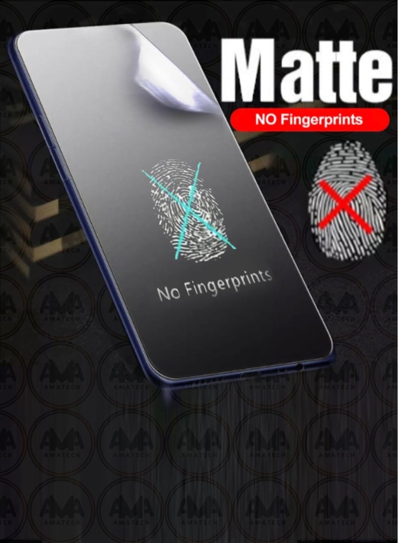 Matte hydrogel screen protector compatible with Tecno Spark 30C 5G