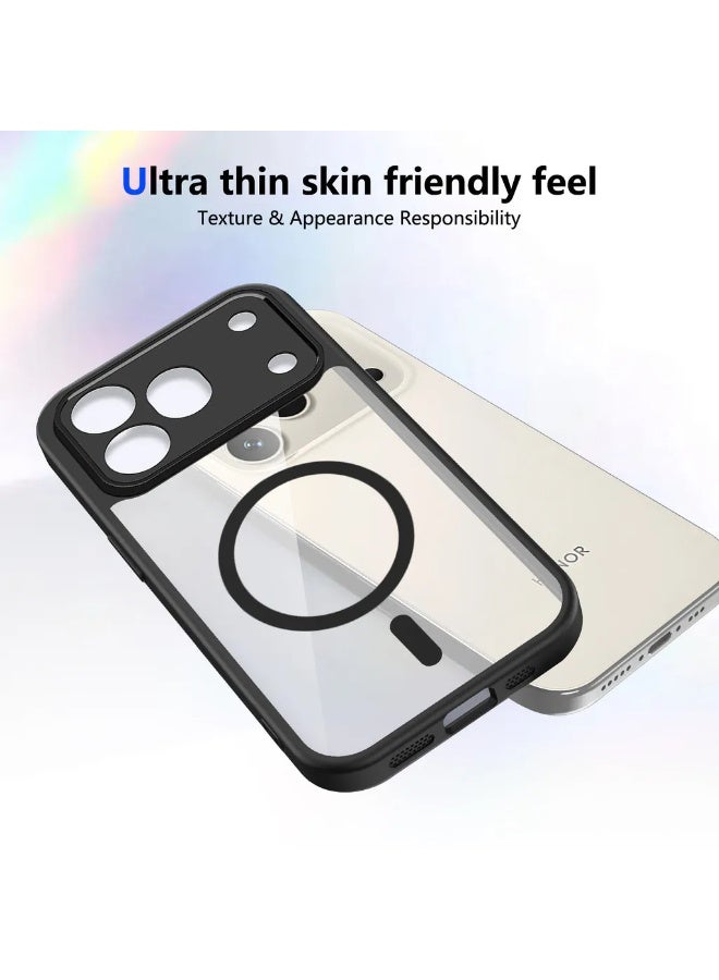 Tm Honor 600 Pro | TM MagSafe Anti-Drop Phone Case | Slim Matte Protective Back Cover - Black - Image 3