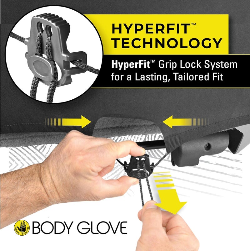 Body Glove Universal Black Neoprene Bucket Seat Cover - Image 3