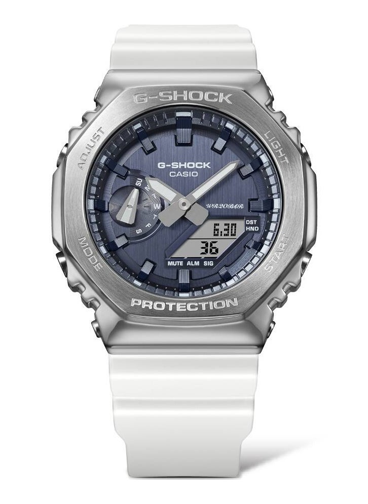 CASIO G-Shock Analog+Digital Resin Band Watch GM-2100WS-7A  - Image 2