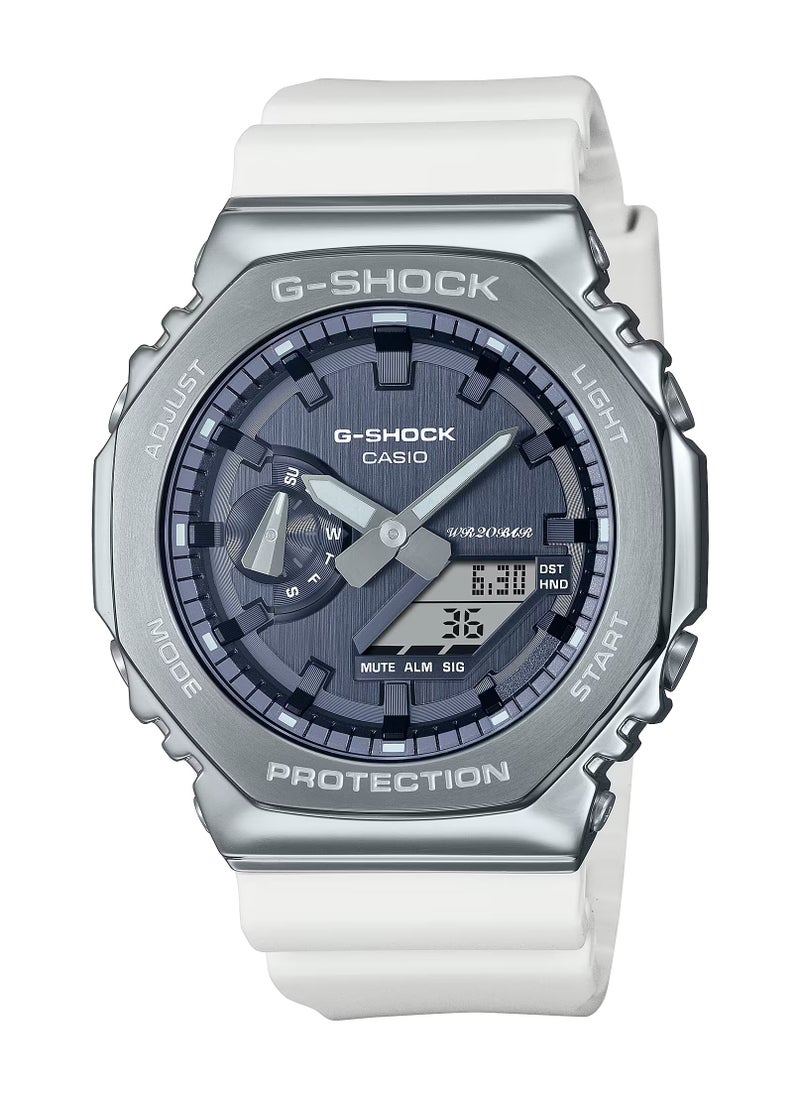 CASIO G-Shock Analog+Digital Resin Band Watch GM-2100WS-7A  - Image 1