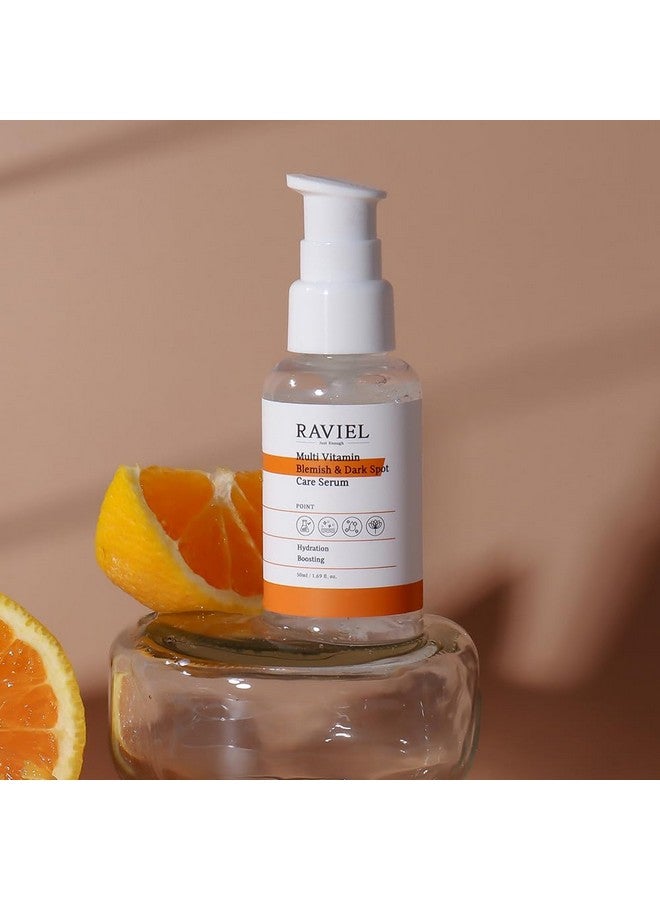 RAVIEL Multi Vitamin Dark Spot & Blemish Care Face Serum For All Skin Types Dry Sensitive Dark Spot Remover 7 Hyaluronic Acid Snail Mucin Anti Aging Deep Hydrating (1.69 Oz X 1) - Image 5