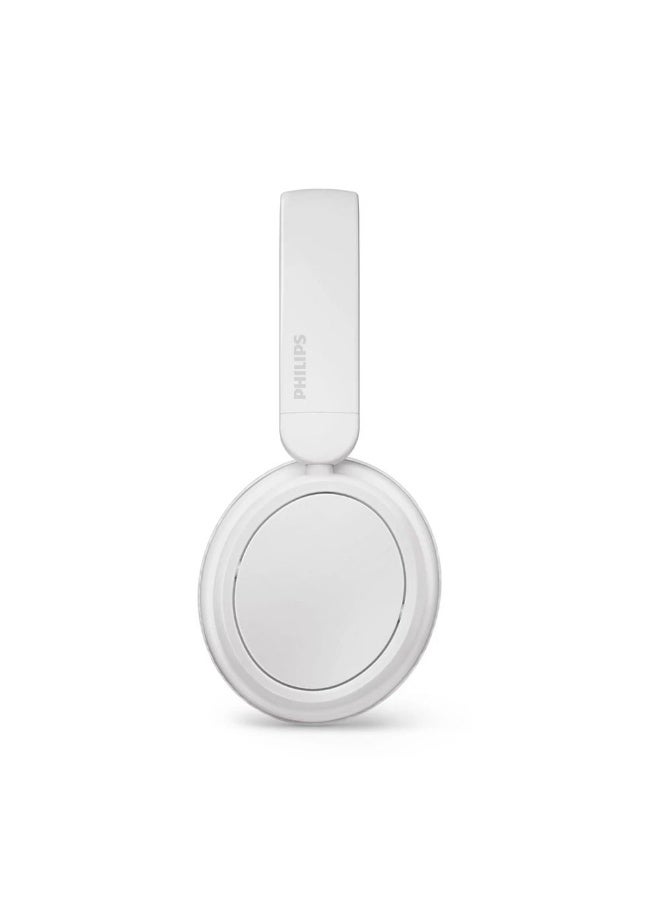 Philips 5000 series Over-ear wireless headphones Natural sound. Dynamic Bass Up to 65 hours play time Clear calls,Color:white - Image 1