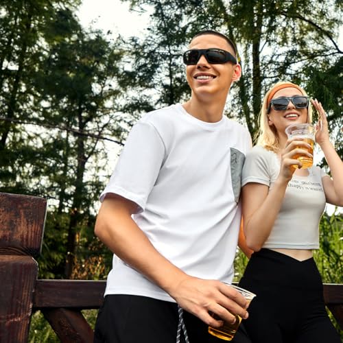 OhO sunshine Bluetooth Audio Sunglasses, Lightweight Open Ear Sport Glasses, 10H Playtime, UV400 ANSI Z87.1, Water Resistant with Voice Control - Image 5