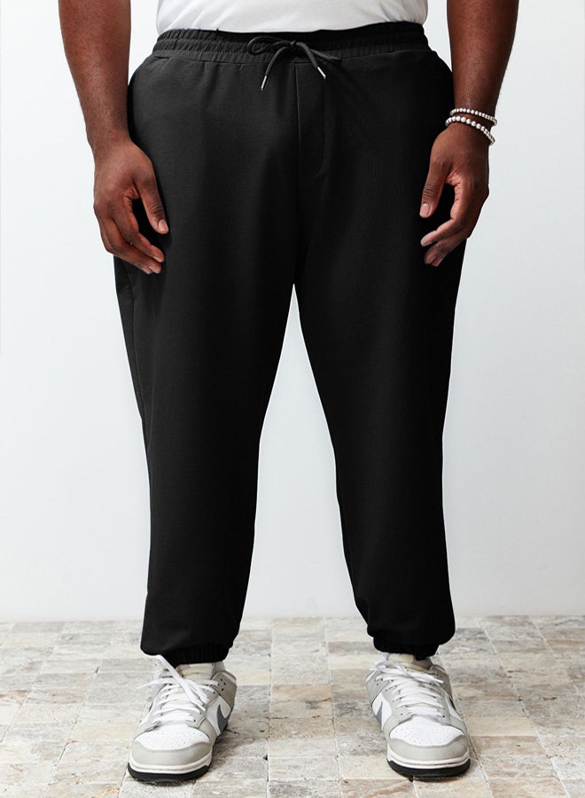 trendyol Large Size Black Oversized /Wide Cut Sweatpants - Image 2