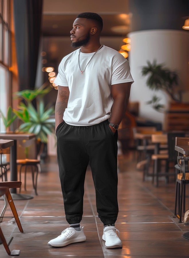 trendyol Large Size Black Oversized /Wide Cut Sweatpants - Image 1