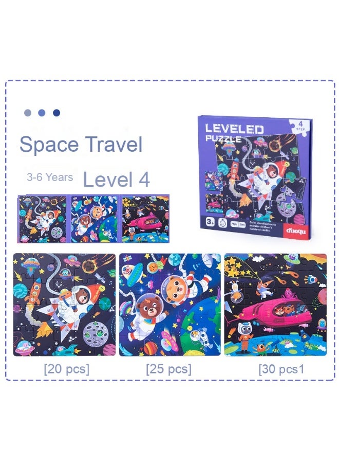 لعبة تركيب مغناطيسية للأطفال من 3 إلى 6 سنوات - تعليمية وتنمية الذكاء