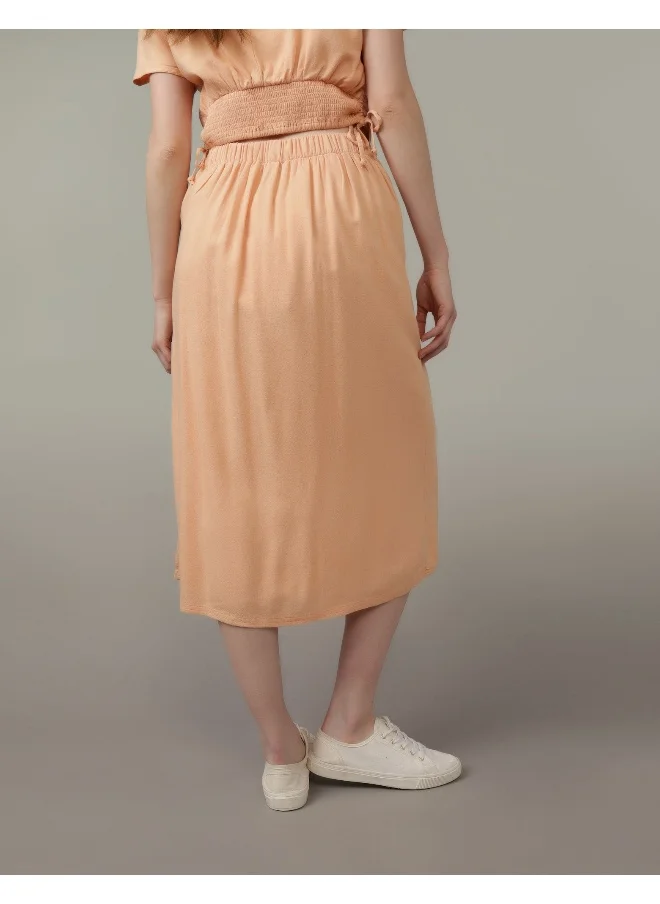 American Eagle 4823 FAUX WRAP MIDI SKIRT