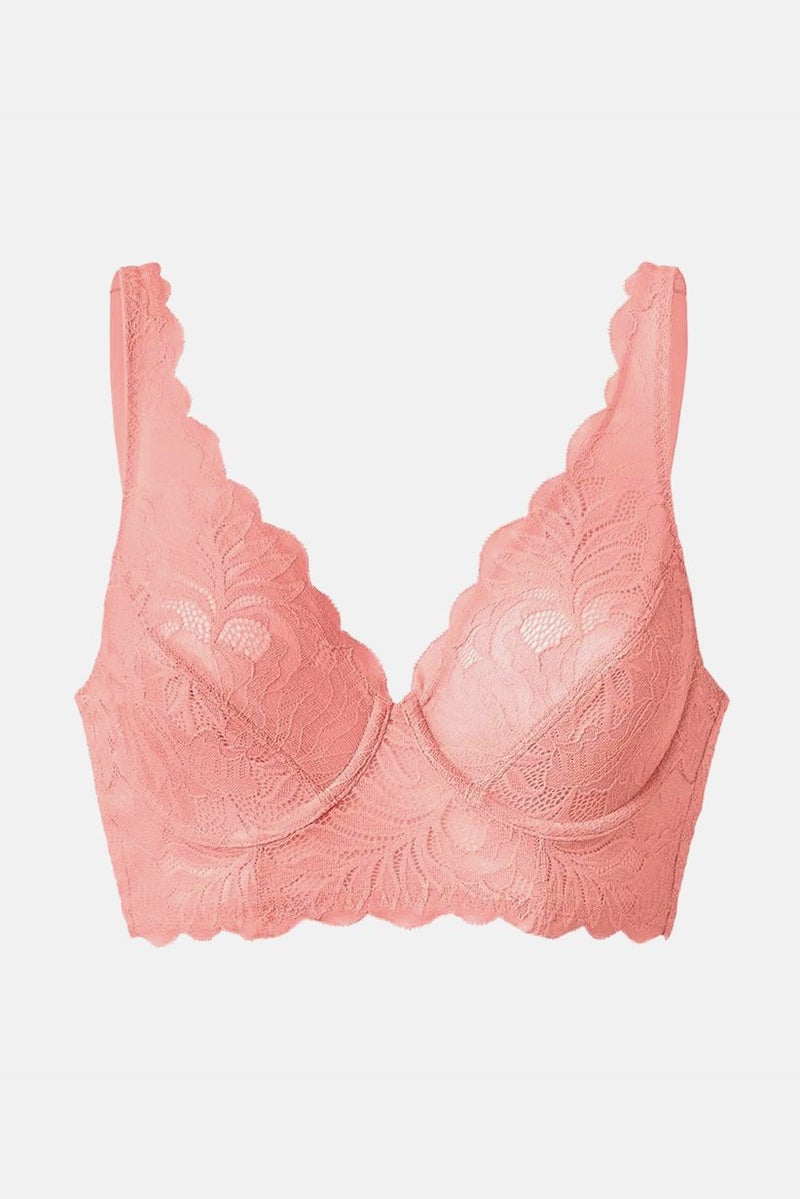 Tchibo Women Underwired Non Padded Bra, Apricot - Image 1