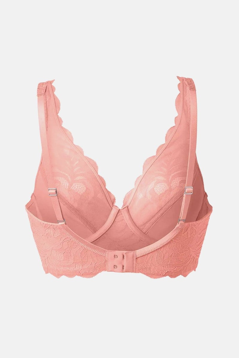 Tchibo Women Underwired Non Padded Bra, Apricot - Image 2