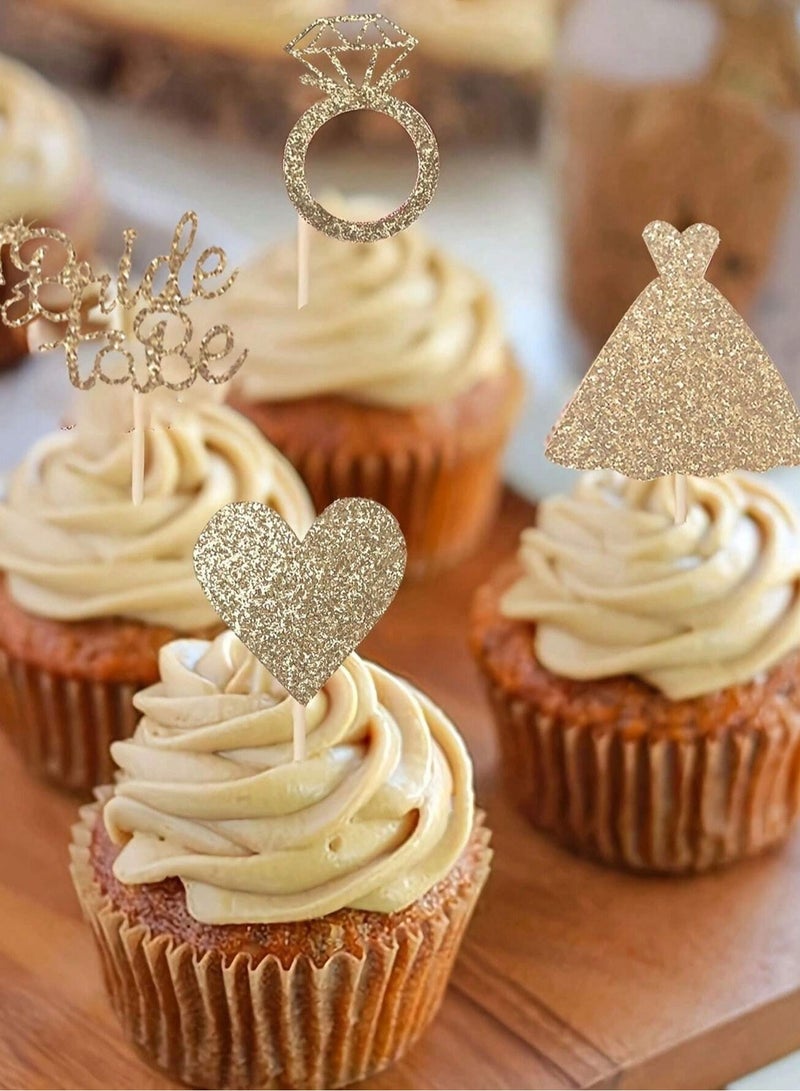 Decorative sticks and toppers for cake decoration for wedding anniversaries and engagement parties.  - Image 1