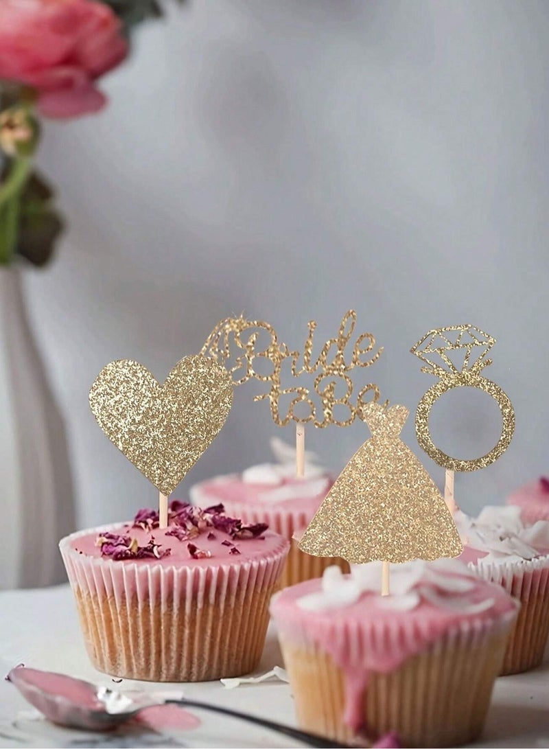 Decorative sticks and toppers for cake decoration for wedding anniversaries and engagement parties.  - Image 2