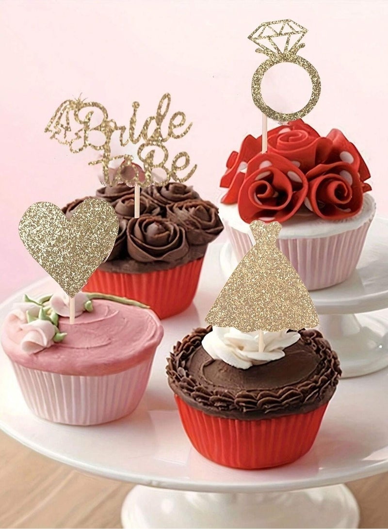 Decorative sticks and toppers for cake decoration for wedding anniversaries and engagement parties.  - Image 3