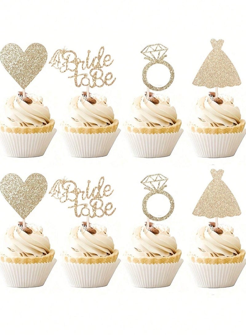 Decorative sticks and toppers for cake decoration for wedding anniversaries and engagement parties.  - Image 5