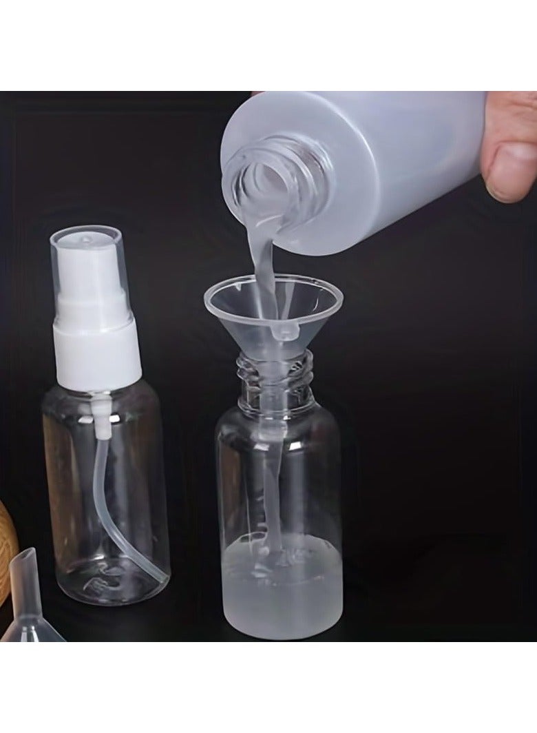 KHAJUL 12Pack Travel Bottles Set, Leak Proof Silicone Squeezable Toiletry Containers, TSA Approved Refillable Accessories Kit for Shampoo, Conditioner, Lotion, Portable Essentials for Family (Transparent White) - Image 5