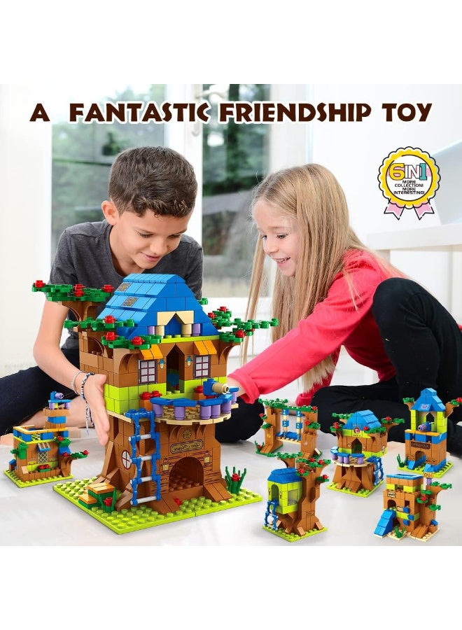 Higway 6-in-1 Tree House Building Set, Tree House Building Kits for Boys and Girls Ages 7-12, Party Favors, 1000 Pieces - Image 3