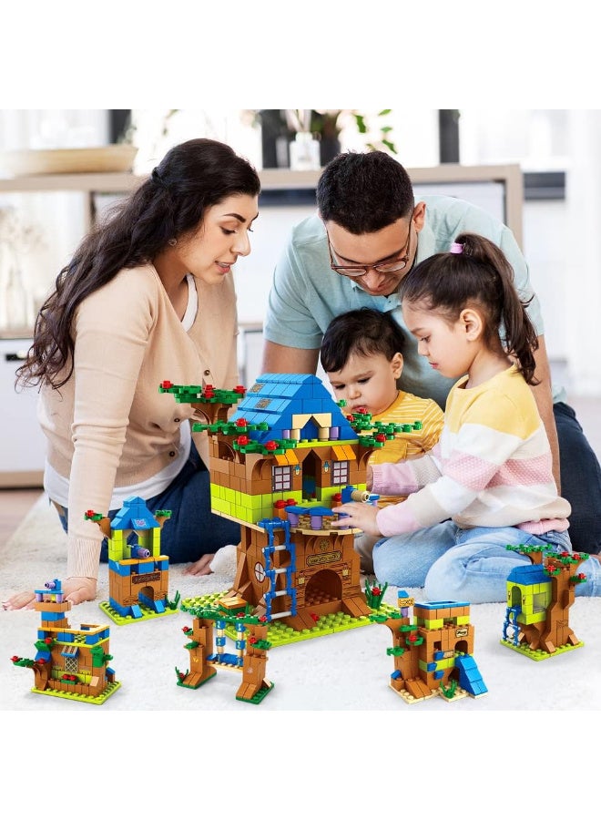 Higway 6-in-1 Tree House Building Set, Tree House Building Kits for Boys and Girls Ages 7-12, Party Favors, 1000 Pieces - Image 4