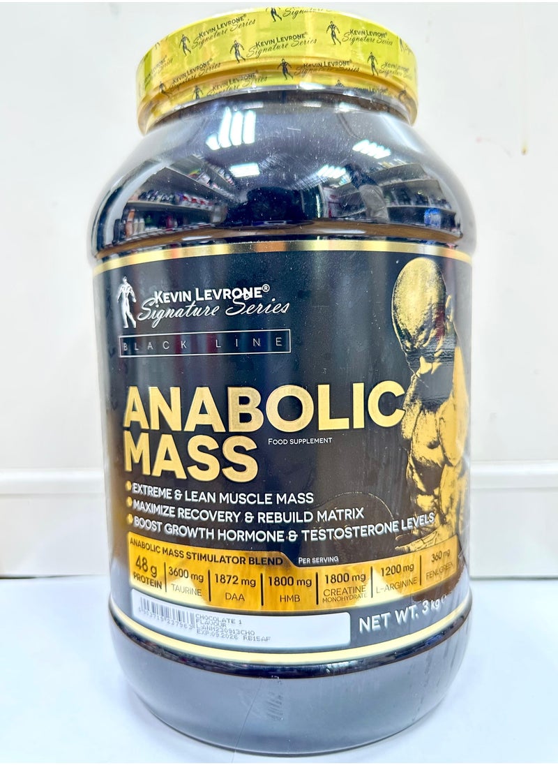 KEVIN LEVRONE KL nabolic Mass Gainer 3Kg Chocolate 