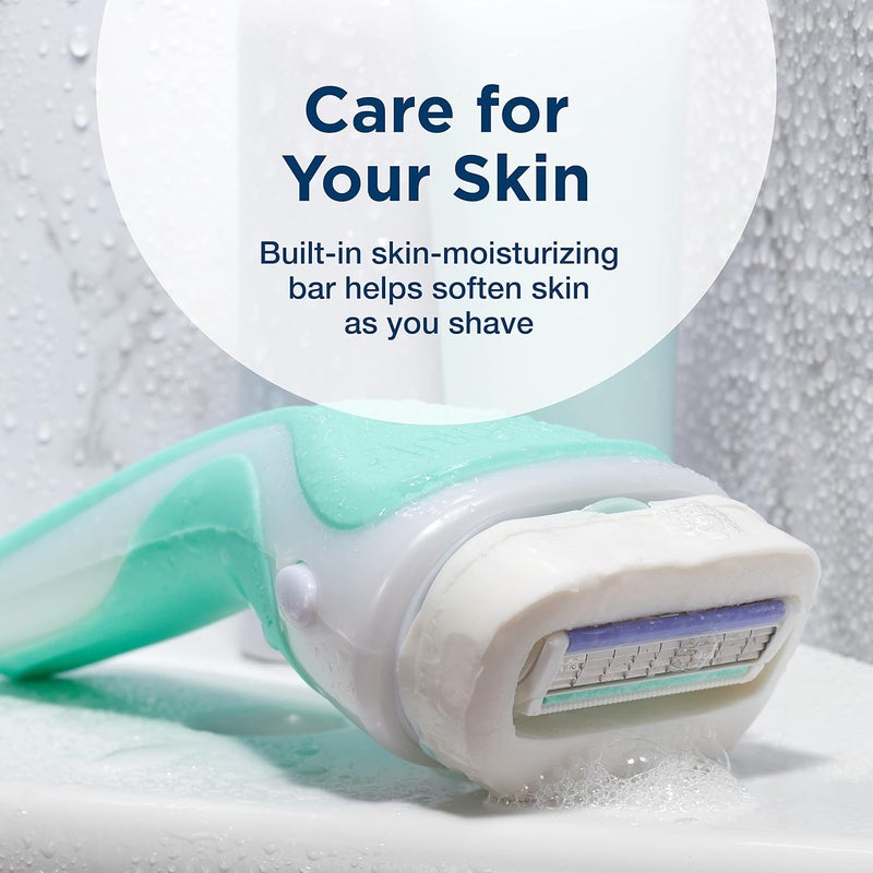 Intuition Schick Sensitive Skin Women's Razor Refills with Vitamin E & Aloe - Pack of 3 - Image 5
