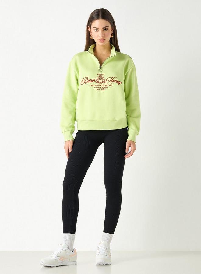 لي كوبر سويت شيرت بطبعات وأكمام طويلة وجيوب من لي كوبر - Image 2