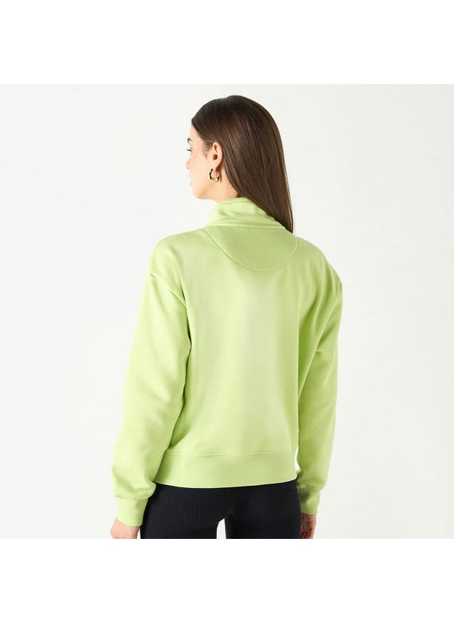 Lee Cooper Lee Cooper Printed Sweatshirt with Long Sleeves and Pockets  - Image 3
