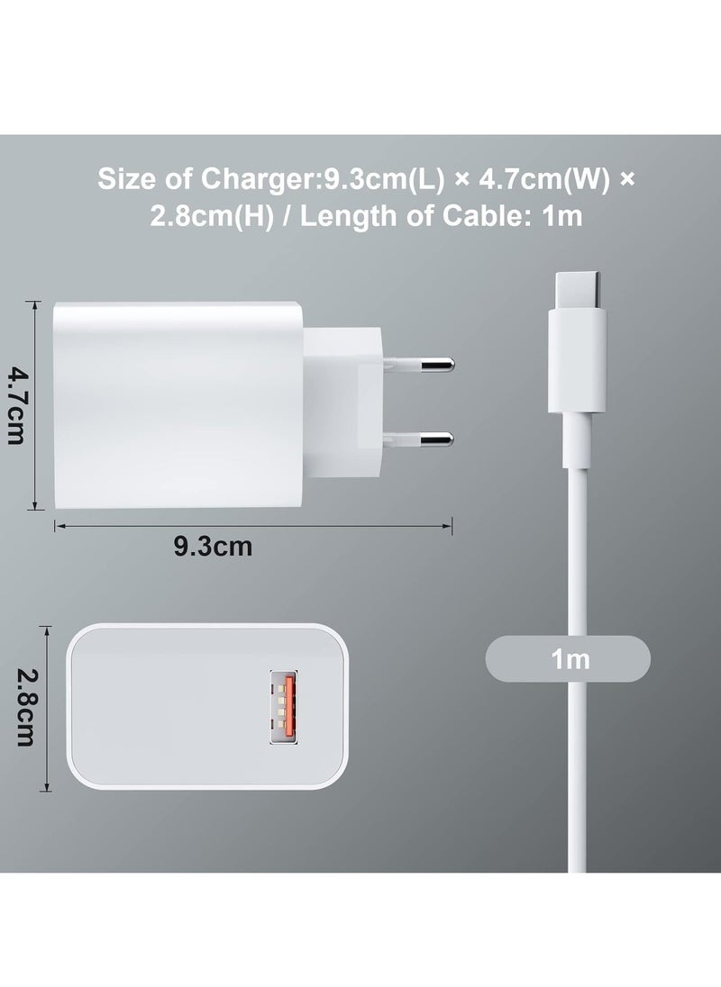 GERLAX Turbo Fast Charger Supercharge Power Adapter 33W 12V 3A with USB Type-C Cable, Compatible with Android Type-C Devices, High-Quality Portable Charger Easy to Use at Home and Office  - Image 4