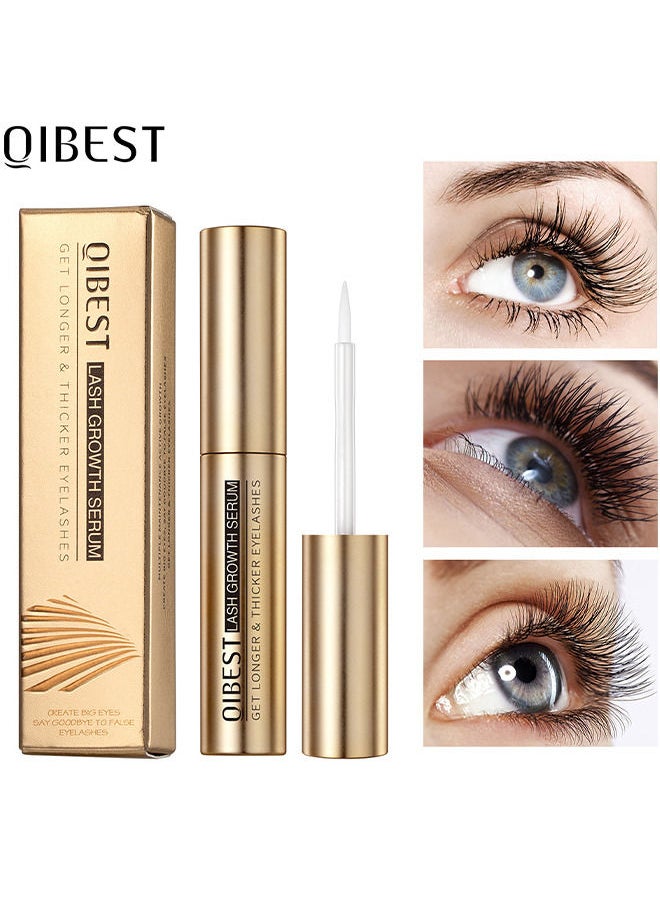 QiBest Advanced Eyelash Growth Serum Fuller And Longer Looking Eyelashes Lash Enhancing Serum For Natural Lashes Or Lash Extensions Natural Lash Serum  - Image 1